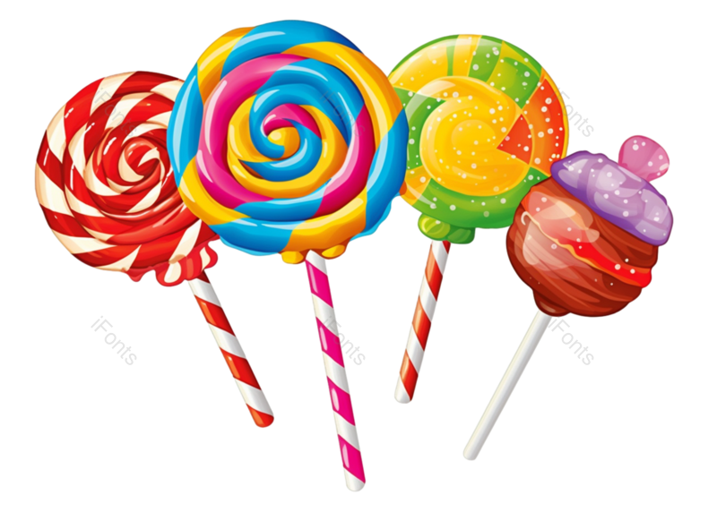 卡通图片,儿童元素,糖果PNG,零食免抠素材